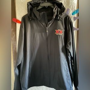 Dos Equis lightweight Jacket with fold up hood